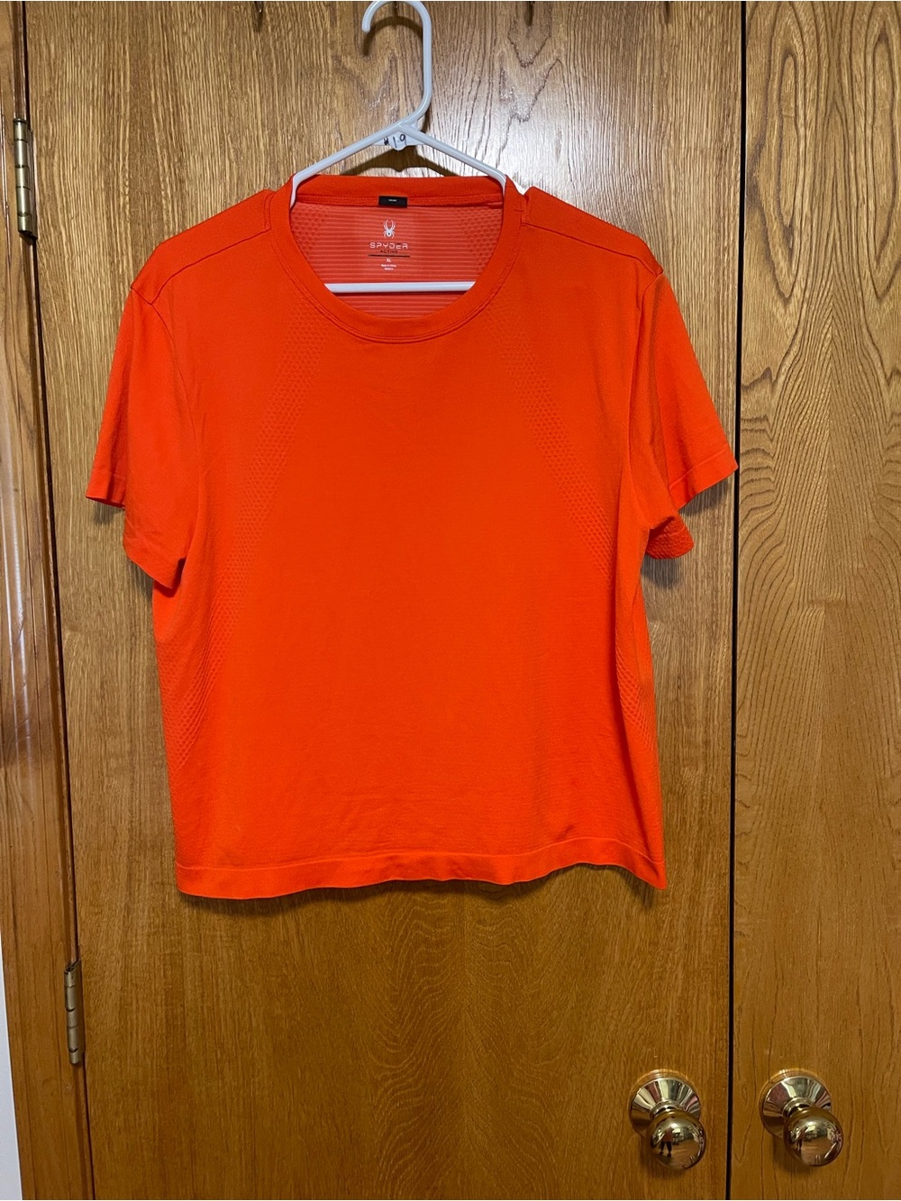 Spyder Women's Bright Orange Short-Sleeve Active Tee